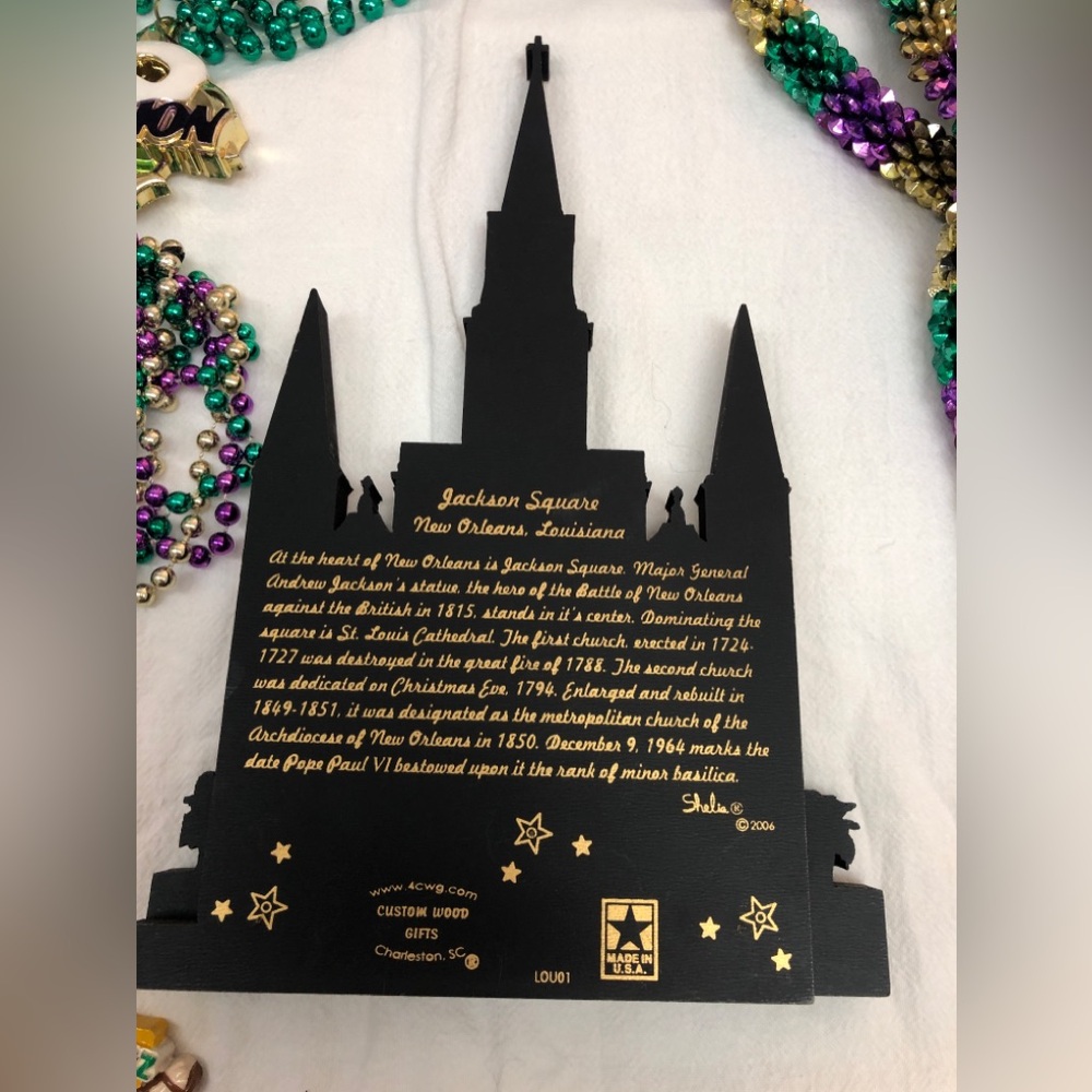 New Orleans, LA., Jackson Square, St. Louis Cathedral Minor Basilica . Souvenir - Picture 5 of 12